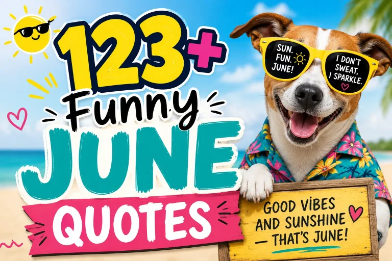 "Funny June Quotes"
