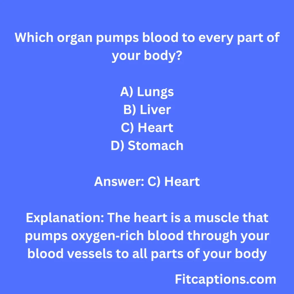 "Healthy Heart Quiz Questions and Answers"