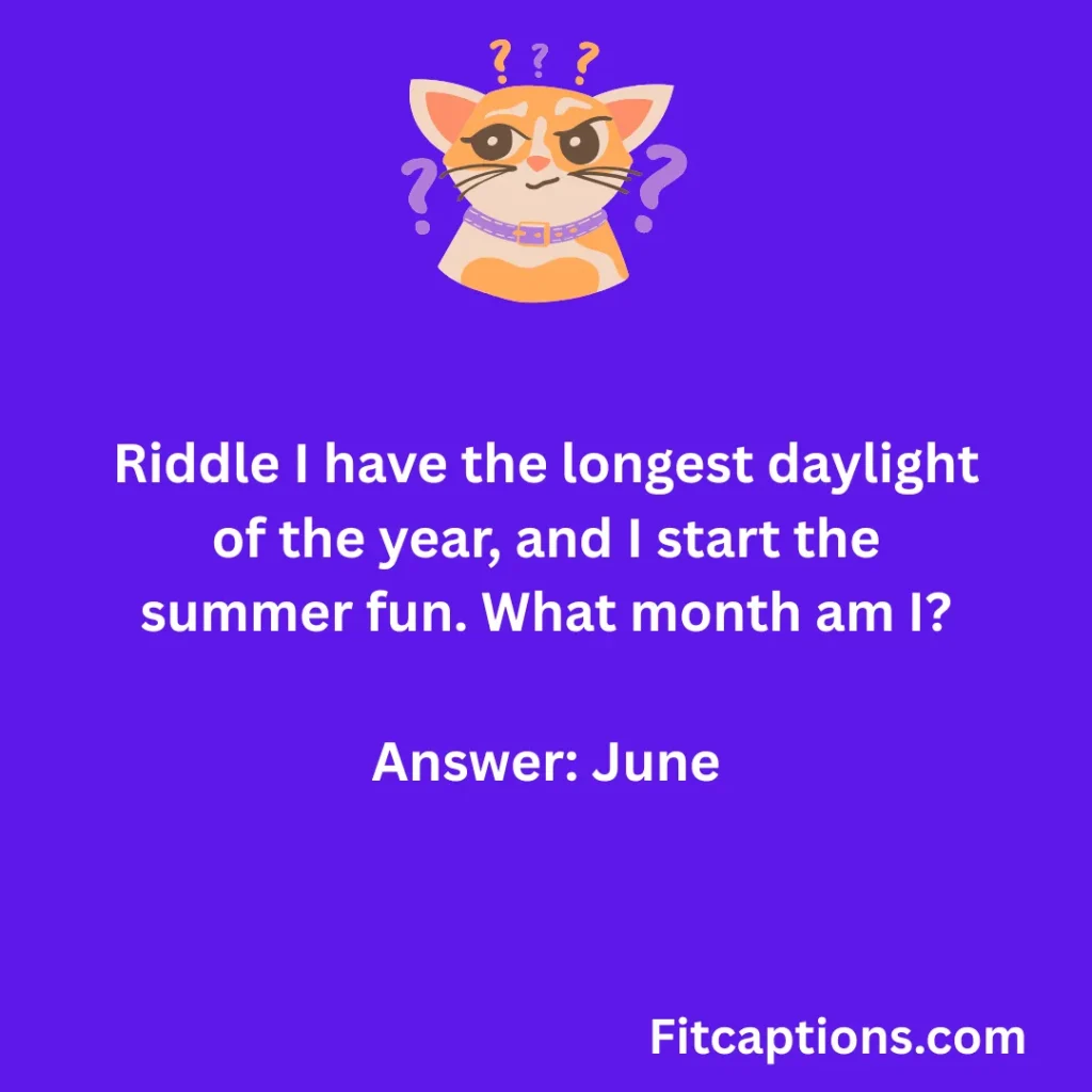 101+ Tricky June Riddles to Kick Off Summer Fun (2026) ""June Riddles""