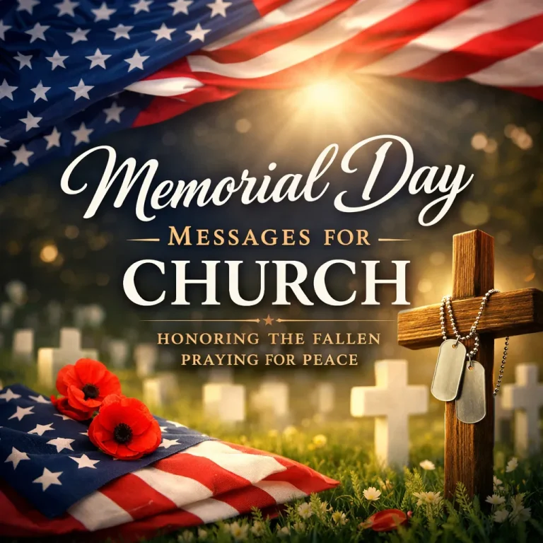 "Memorial Day Messages for Church"