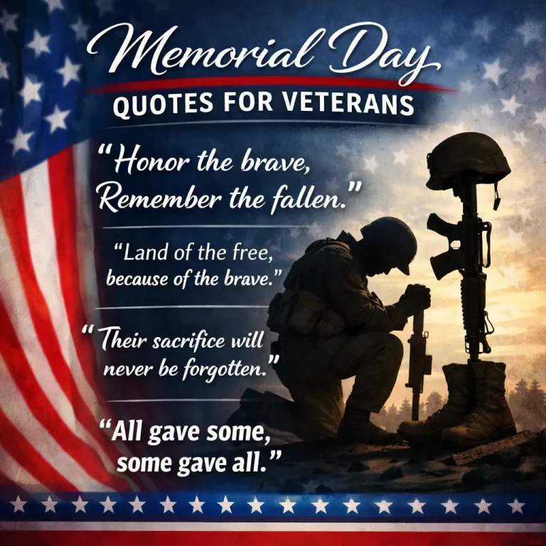 "Memorial Day Quotes For Veterans "