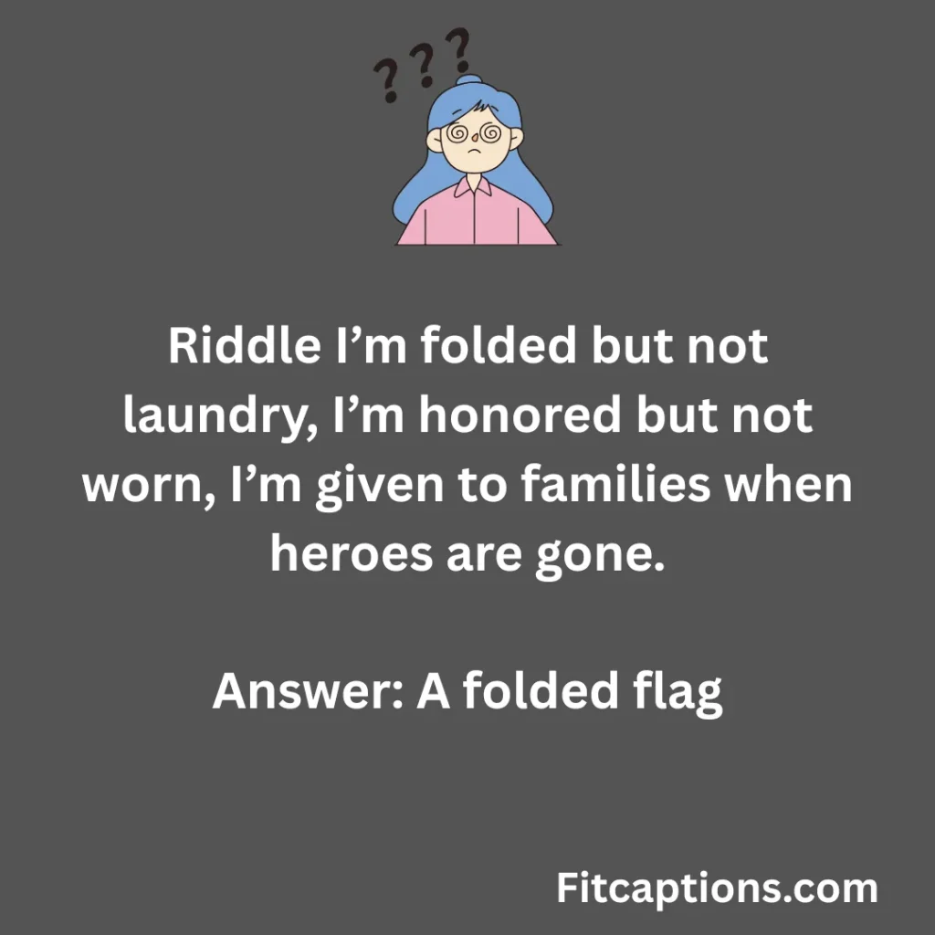 "Memorial Day Riddles"