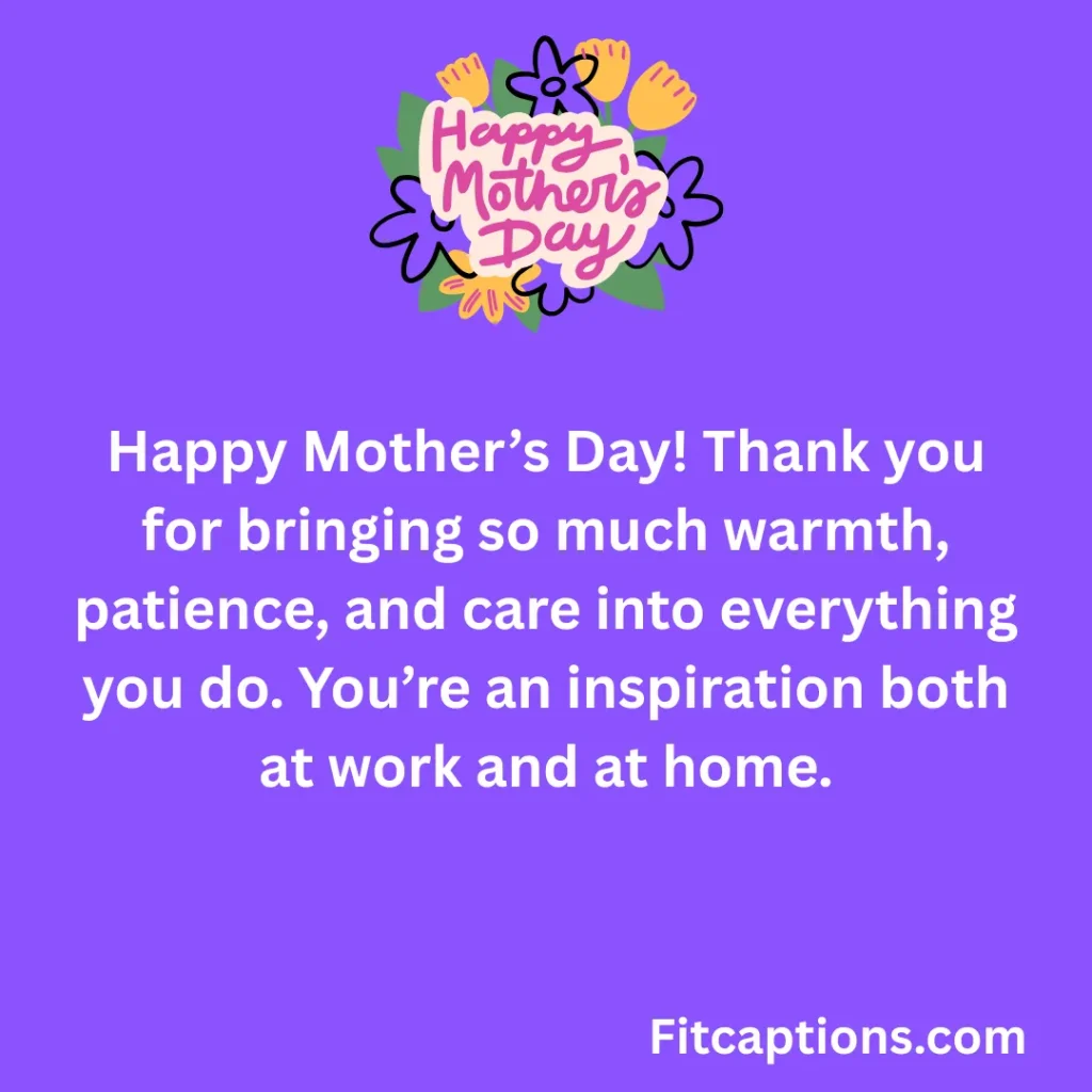 Mother’s Day Wishes for Coworkers