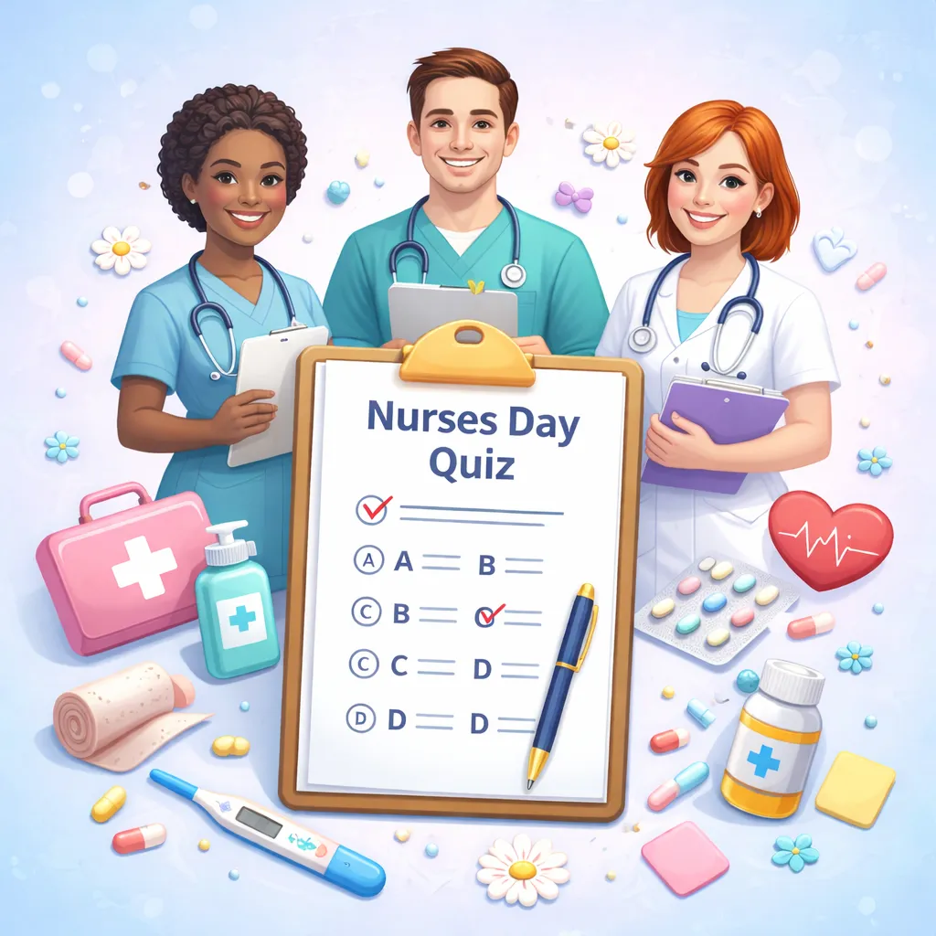 "Nurses Day Quiz Questions with Answers"
