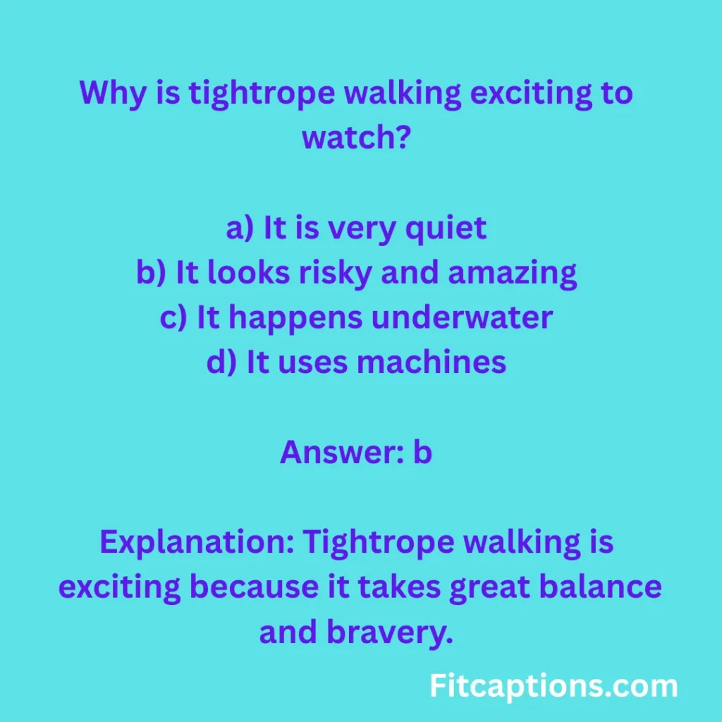 "Tightrope Trivia Questions And Answers" 
