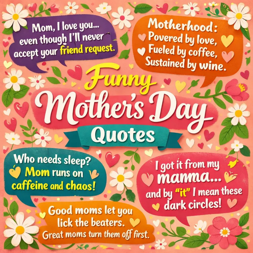 "Funny Mother’s Day Quotes"