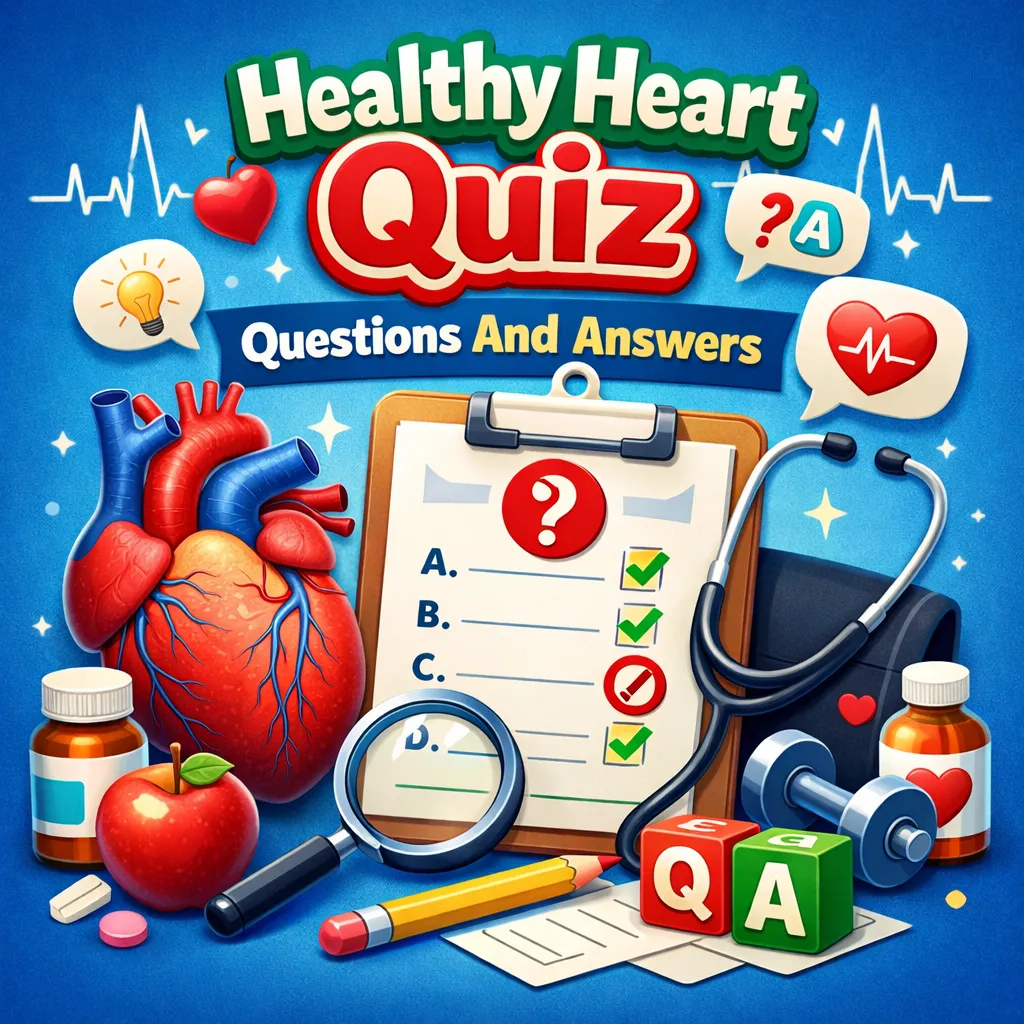 "Healthy Heart Quiz Questions and Answers"