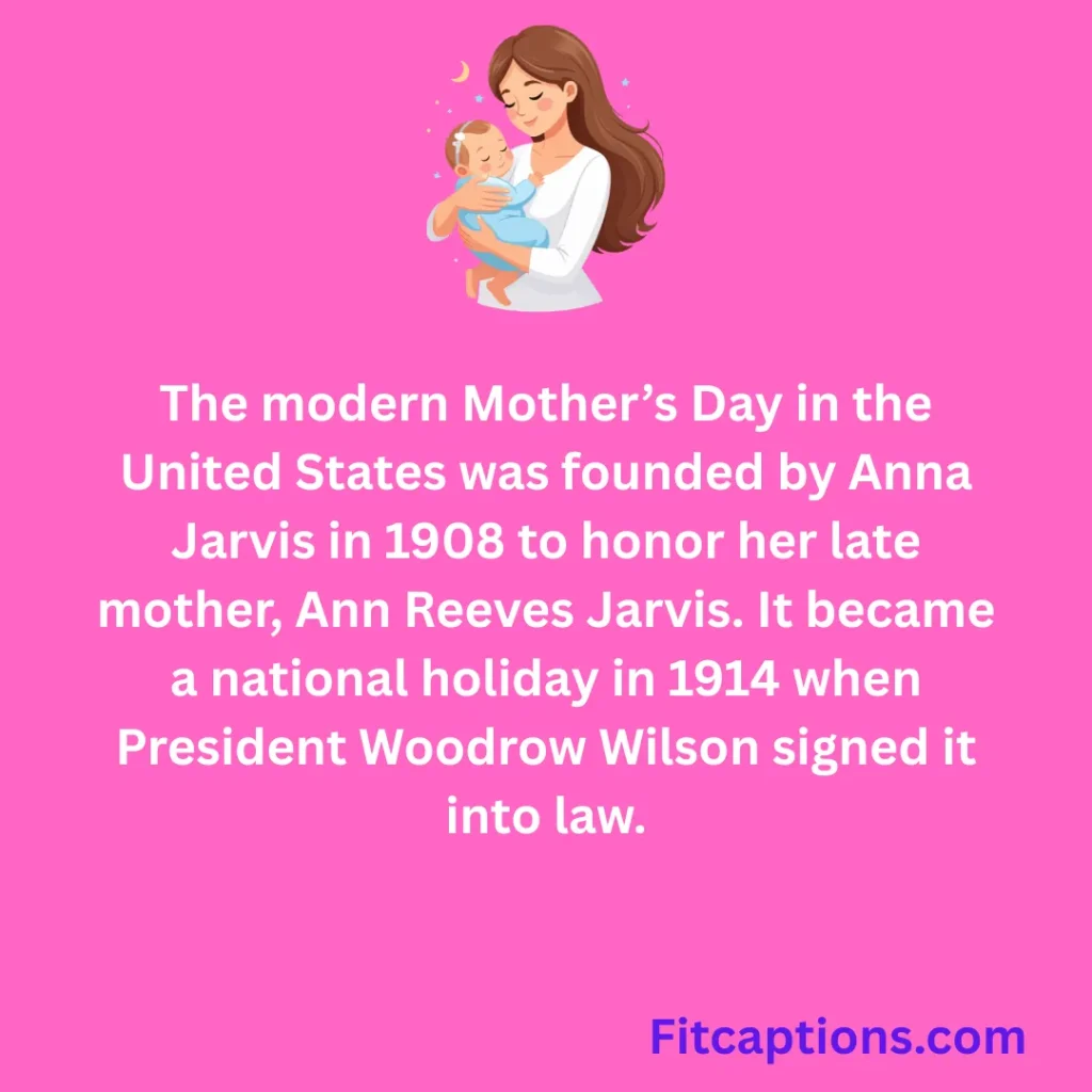 "Interesting Facts About Mother’s Day"