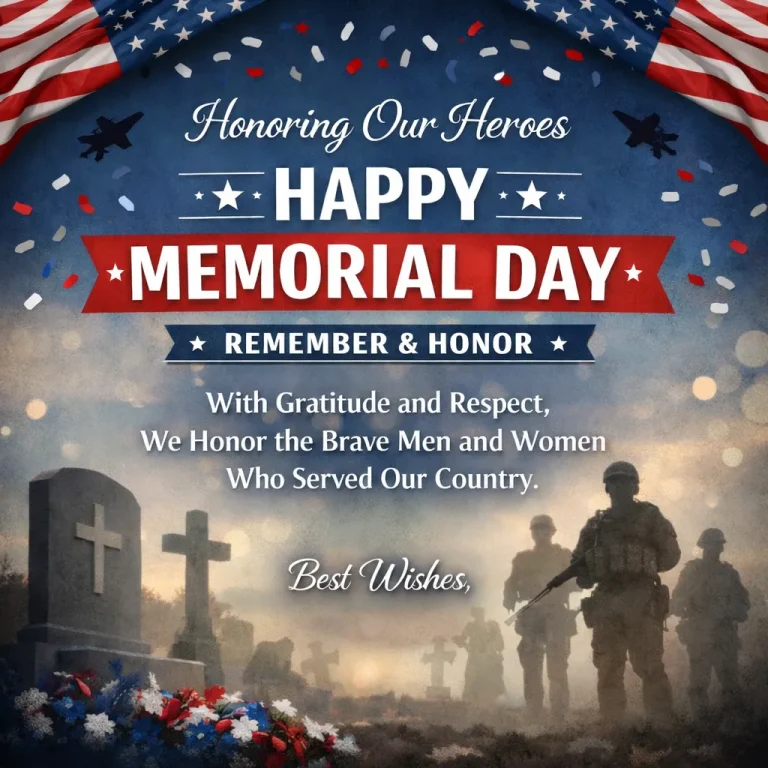 "Memorial Day Wishes From Business"