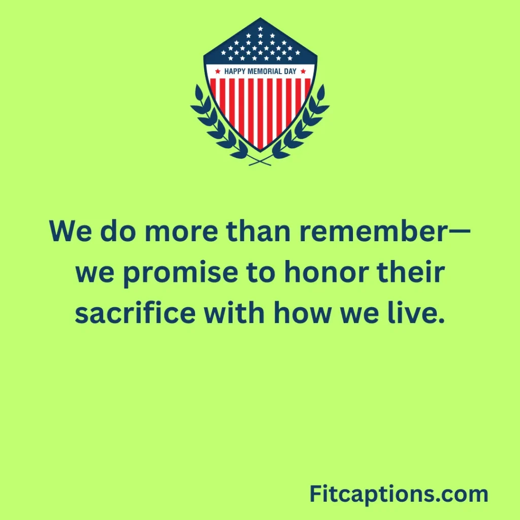 "Memorial Day Sayings"