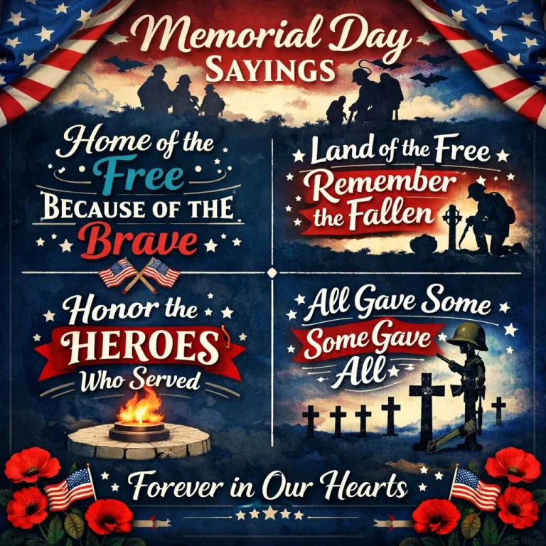 'Memorial Day Sayings"