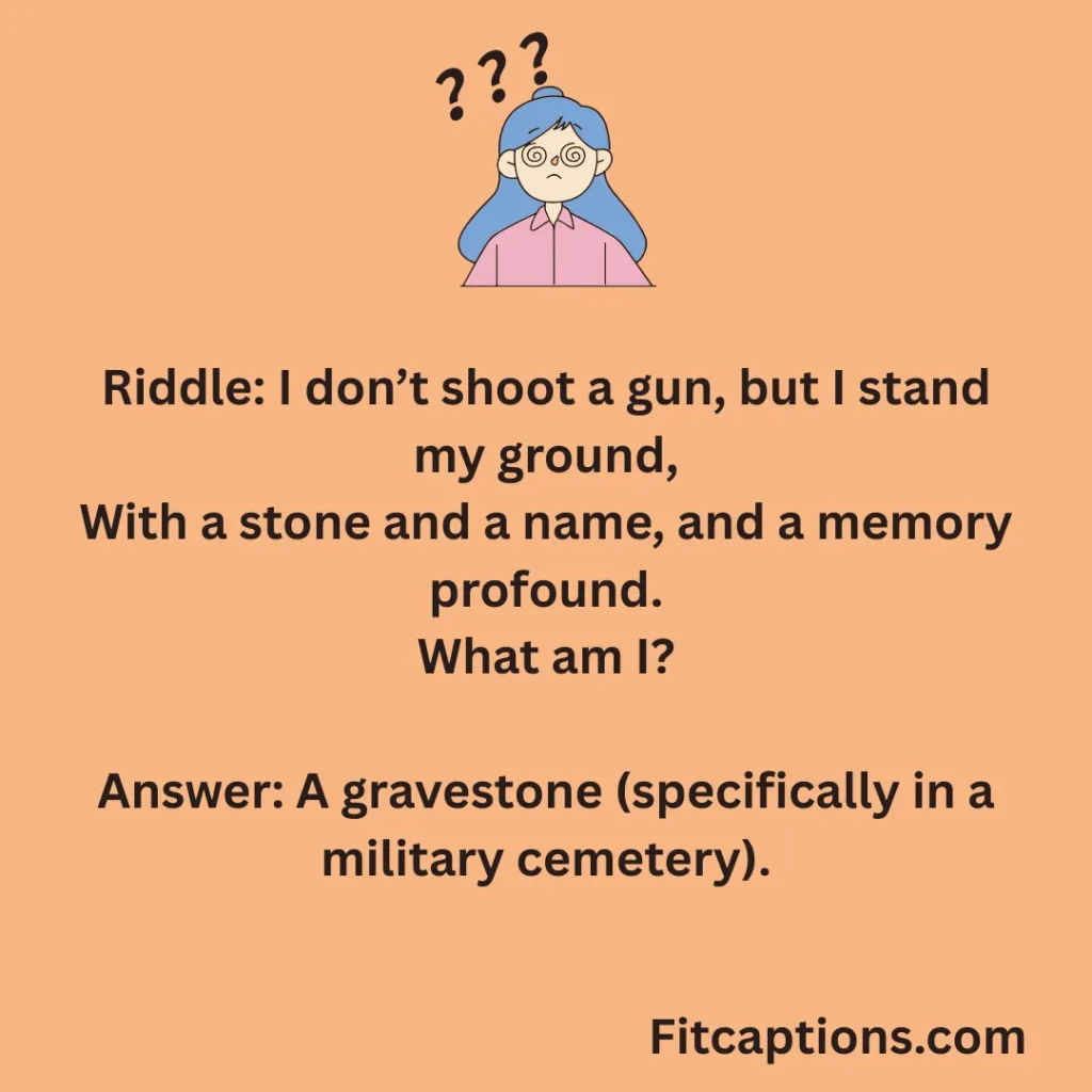 '"Memorial Day Riddles""