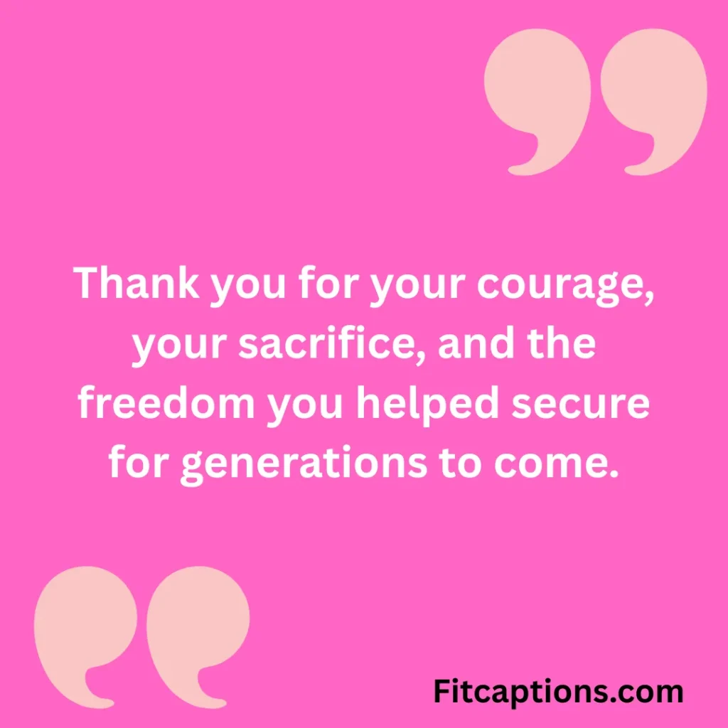 "Memorial Day Thank You Quotes"