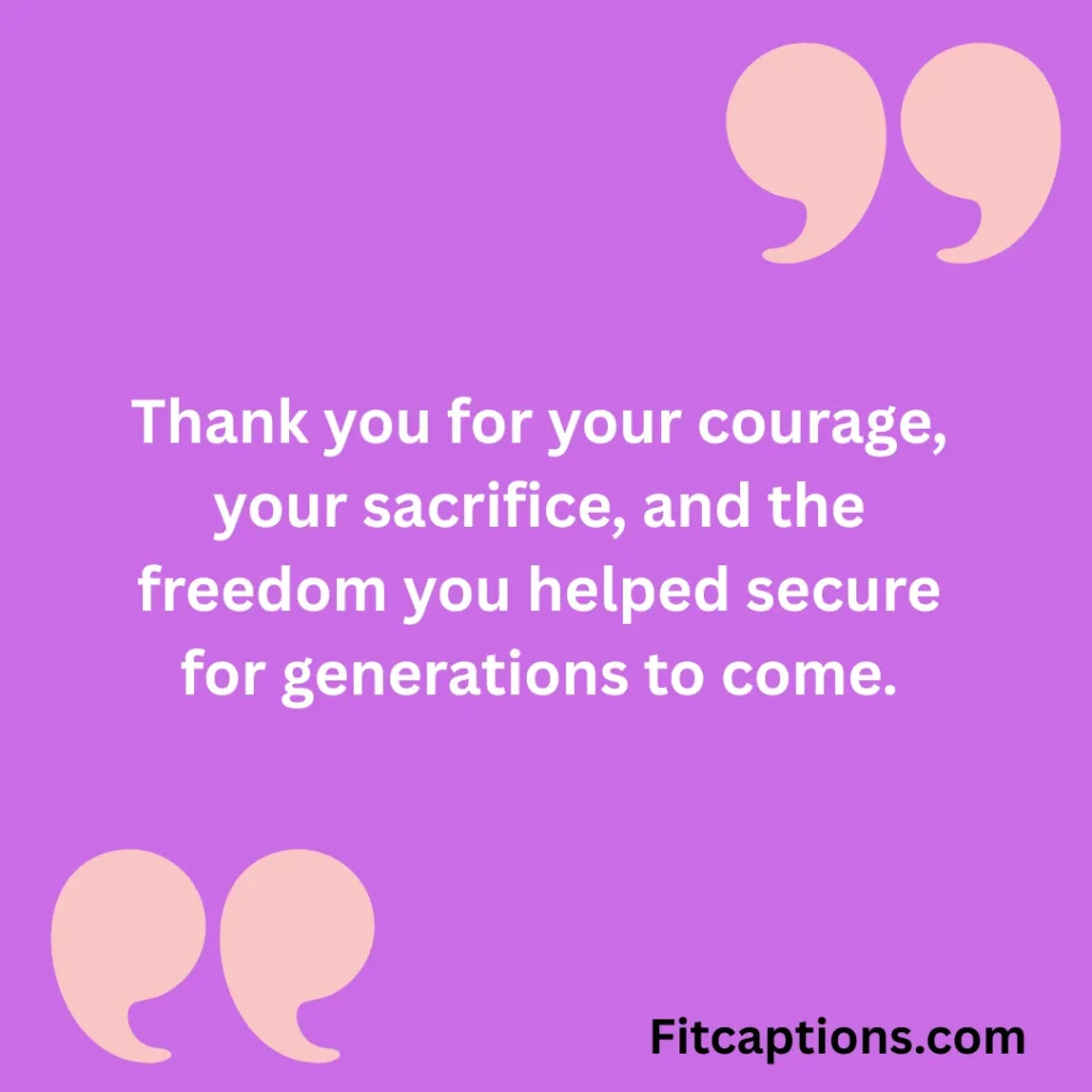 "Memorial Day Thank You Quotes"