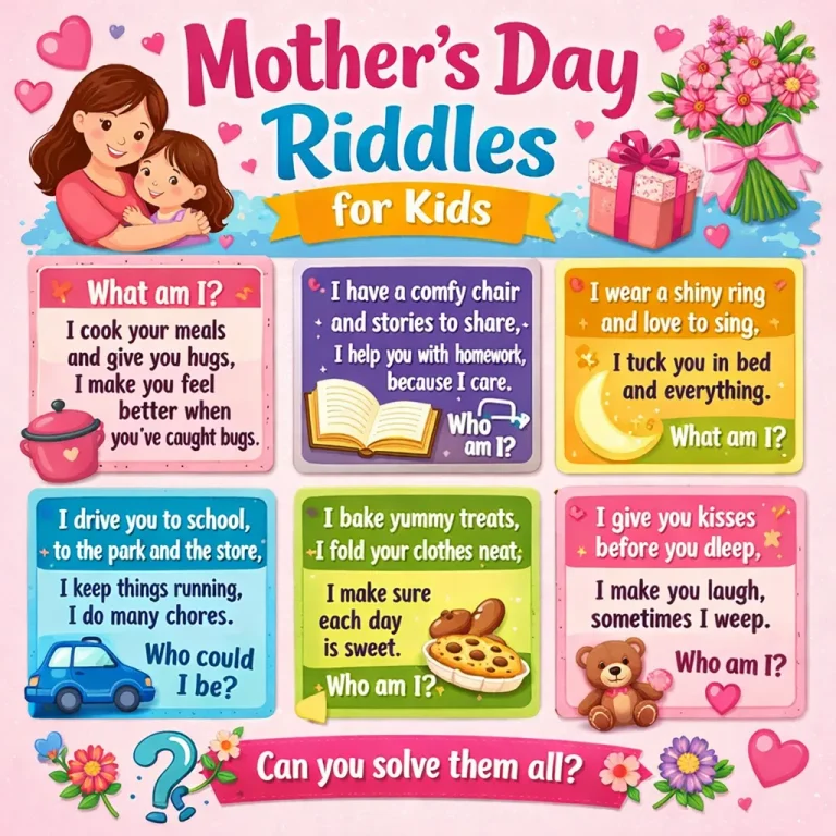 "Mother’s Day Riddles for Kids"