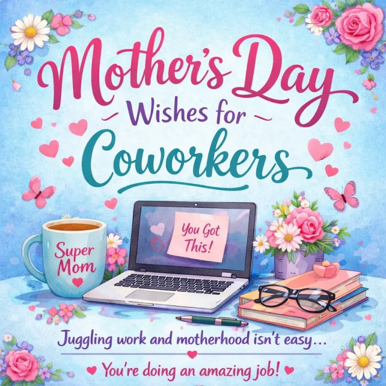 "Mother’s Day Wishes for Coworkers"