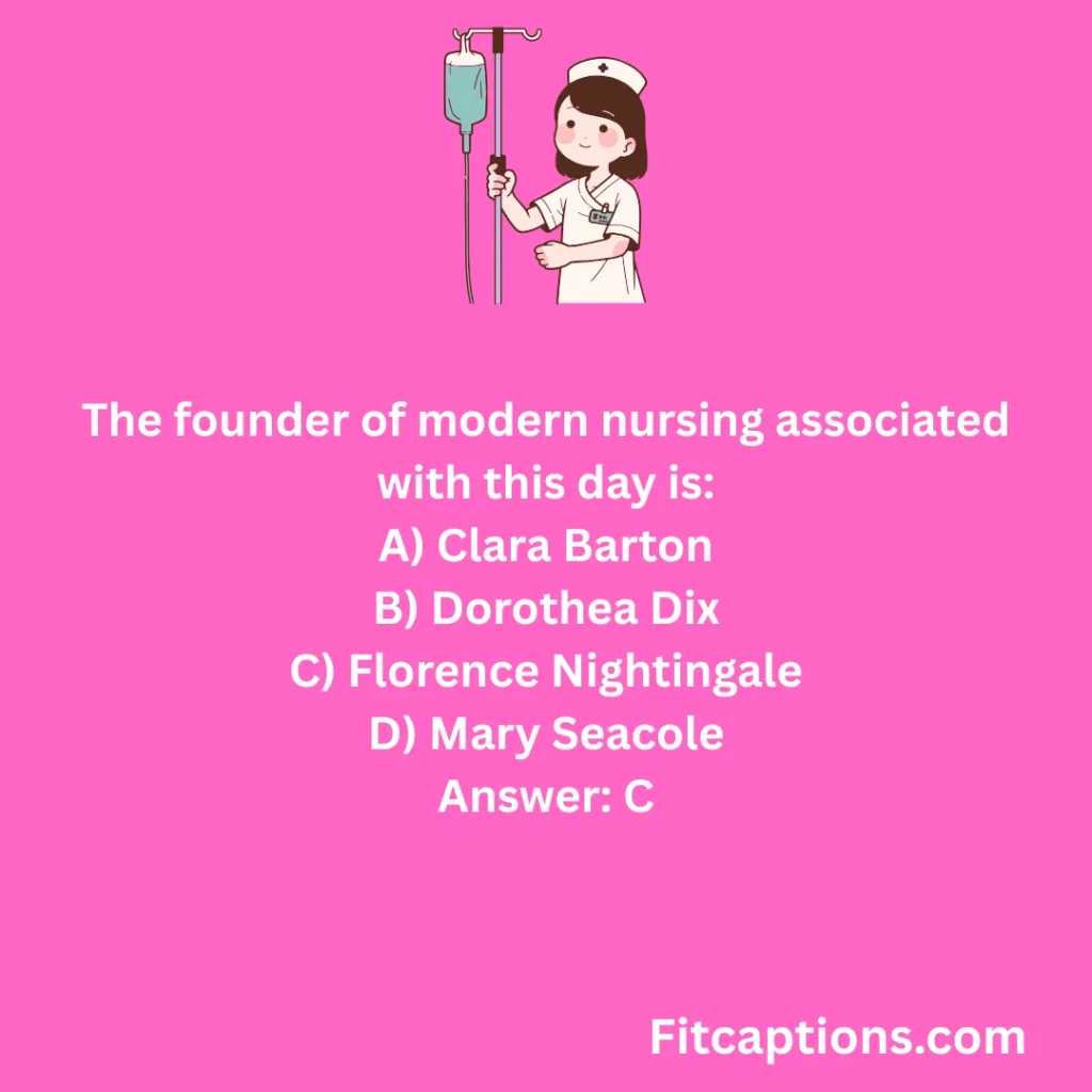 "Nurses Day Quiz Questions with Answers"
