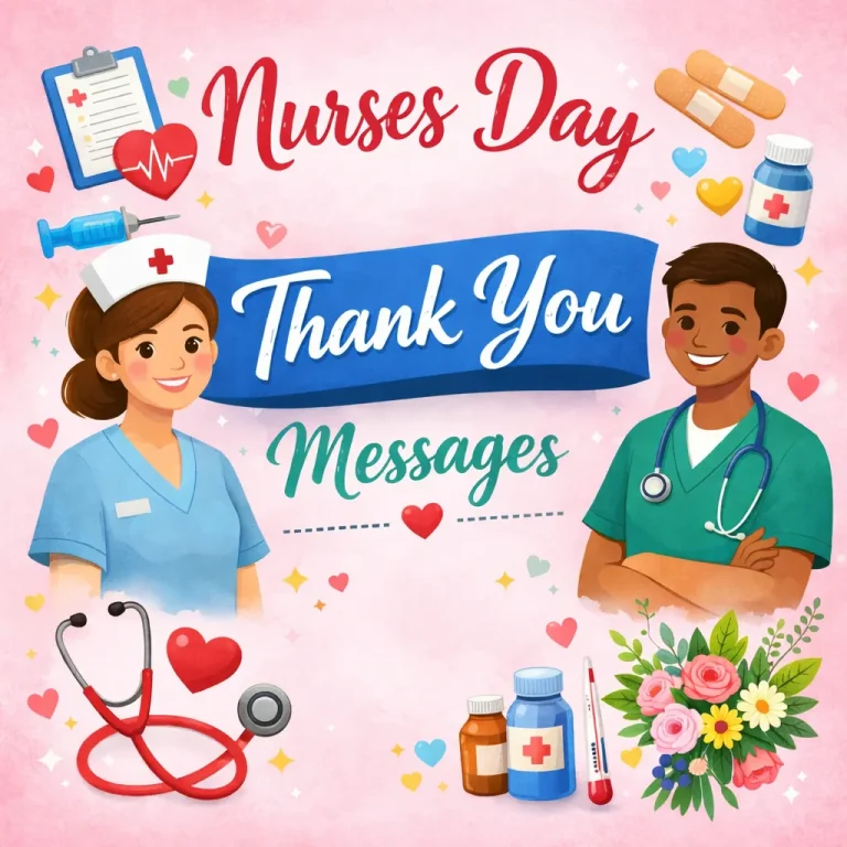 "Nurses Day Thank You Messages"