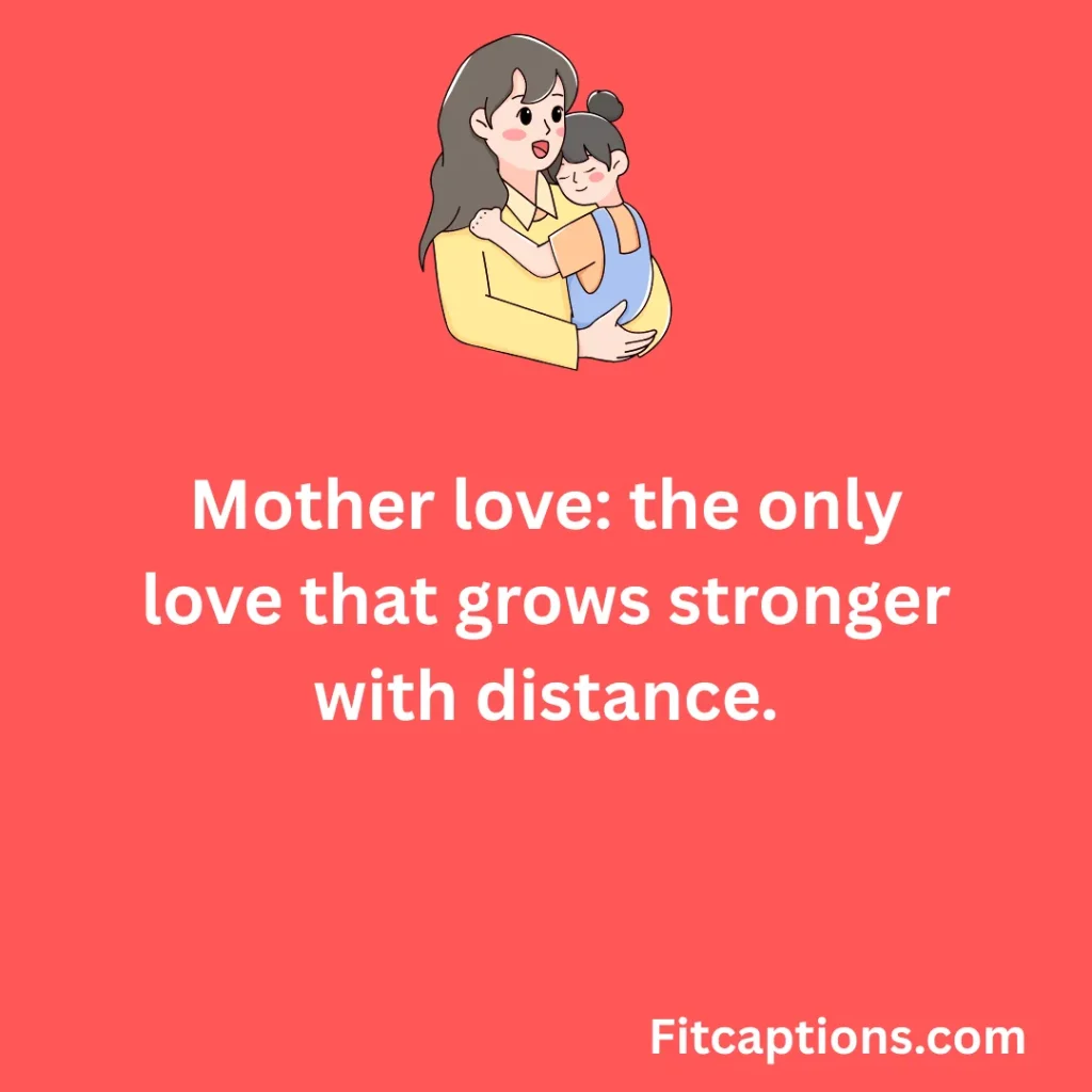 "Heartfelt Short Captions for Mother"