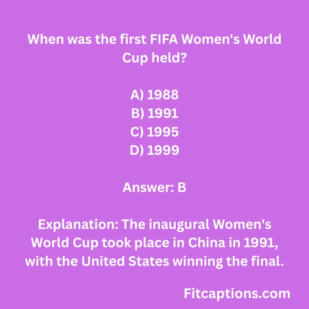 123+ Women’s World Cup Quiz Questions And Answers to Test Your Football Knowledge (2026) "Women's World Cup Quiz Questions And Answers "