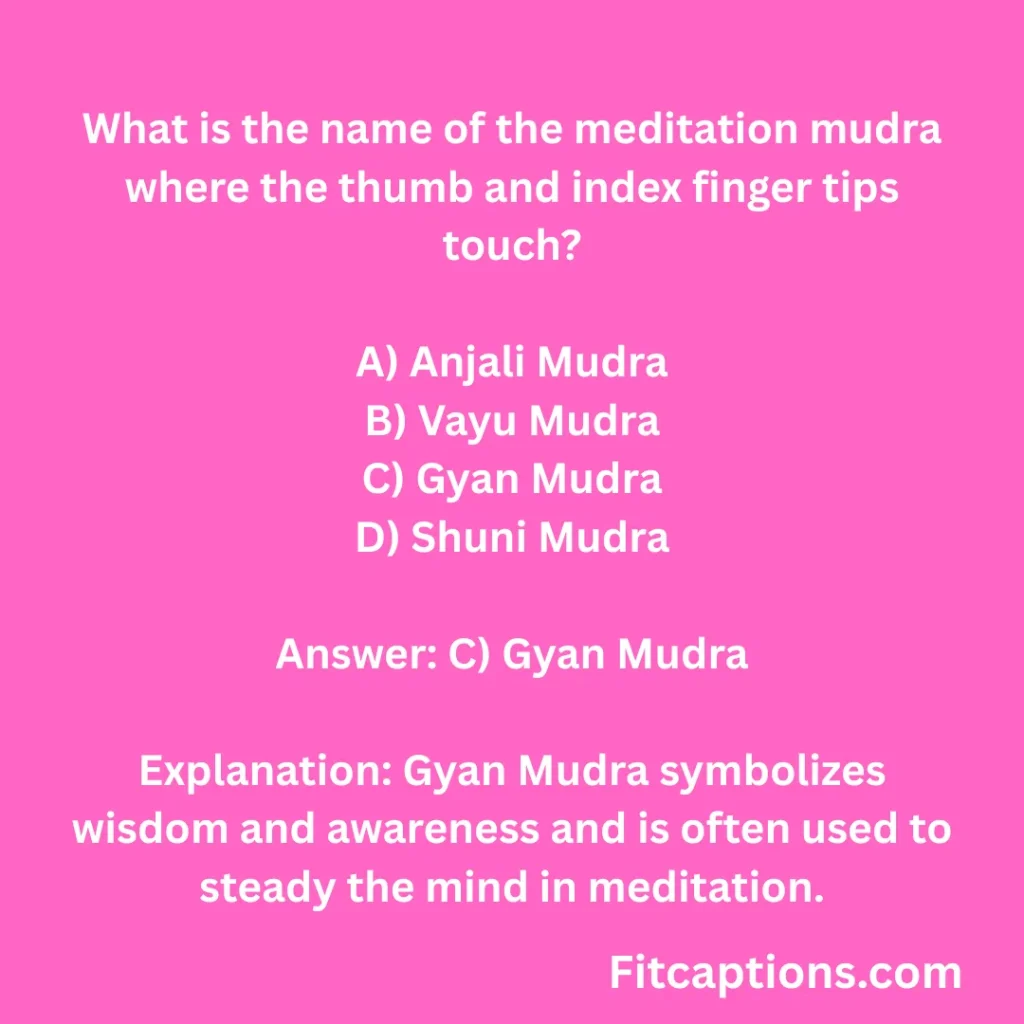 "Yoga Quiz Questions and Answers"