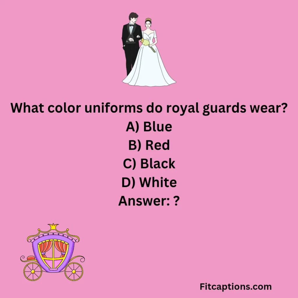 "Royal Wedding Quiz Questions and Answers "
