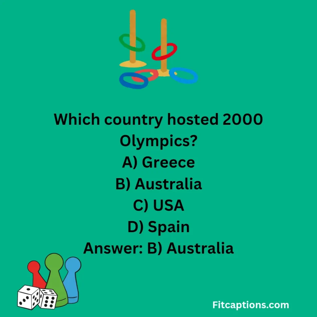 "Summer Games Medalists Quiz Questions and Answers" 