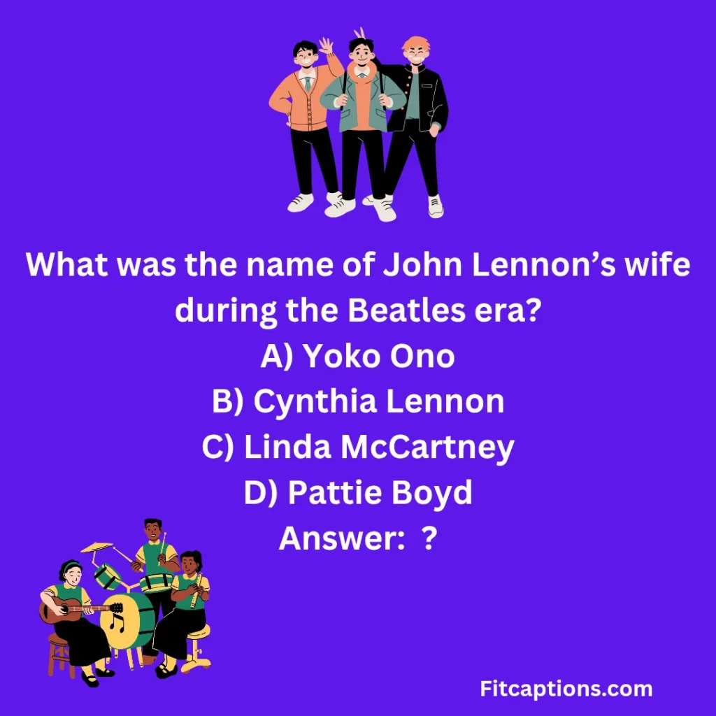 "Beatles Quiz Questions and Answers" 