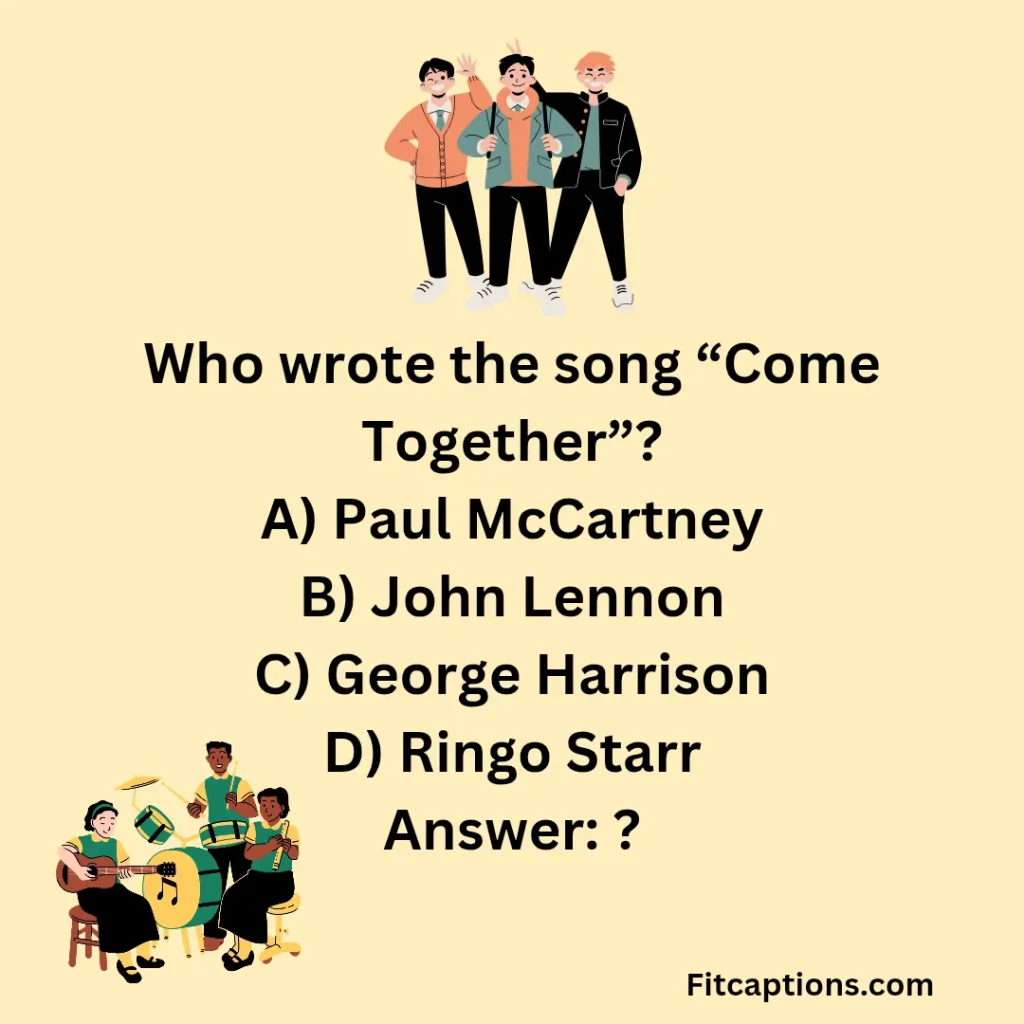 "Beatles Quiz Questions and Answers" 