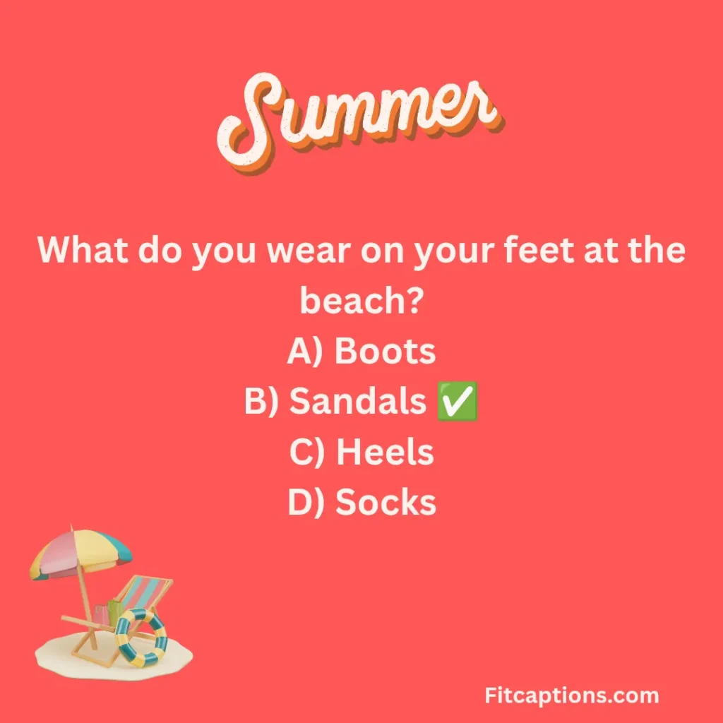 "Summer Quiz Questions and Answers "