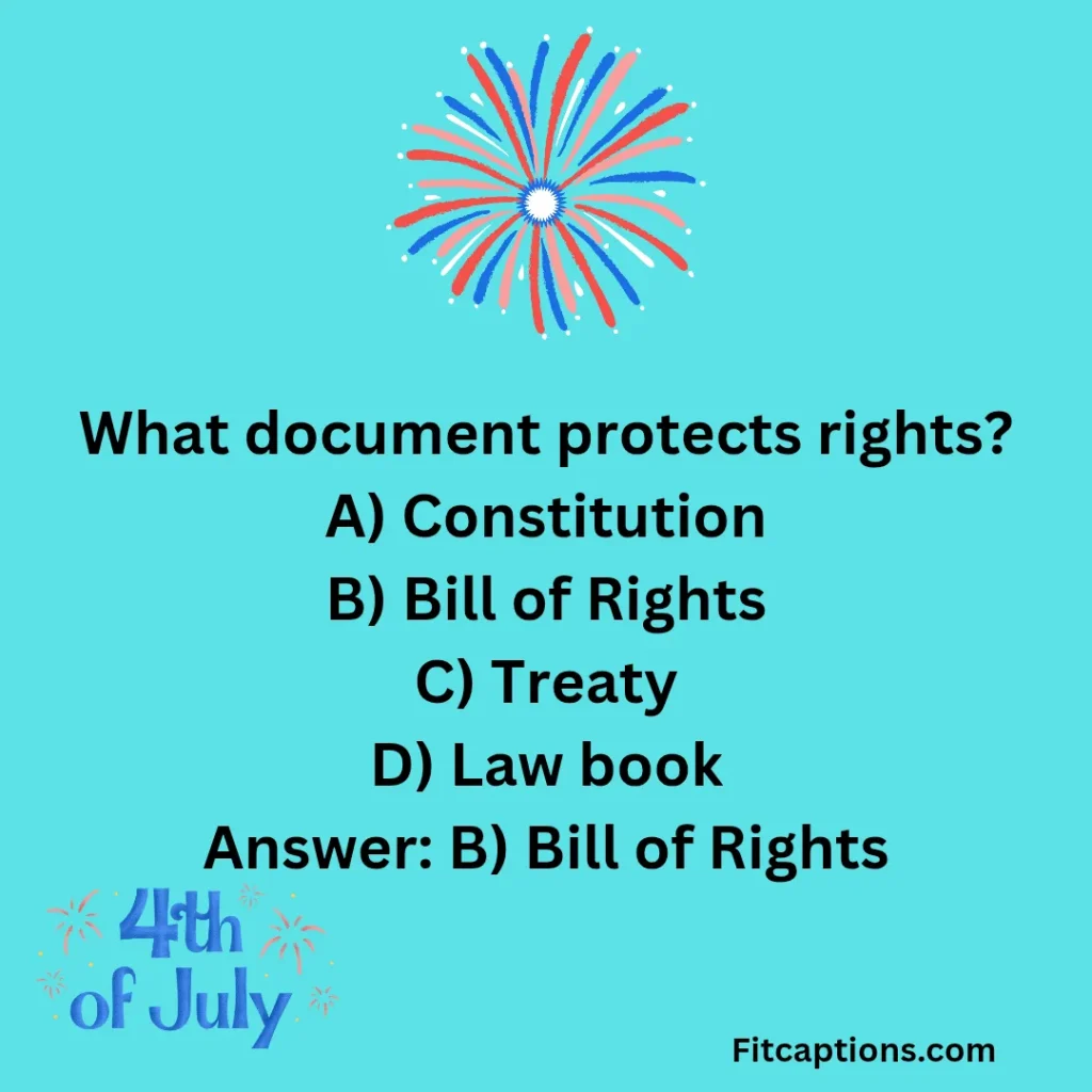 "4th of July Trivia Questions and Answers"