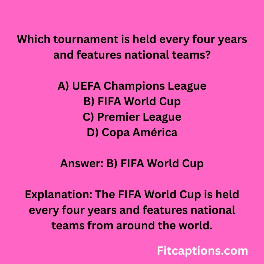 "2026 Football Quiz Questions With Answers"