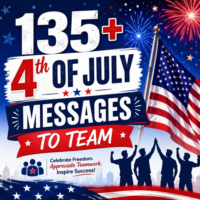 "4th of July Messages to Team"