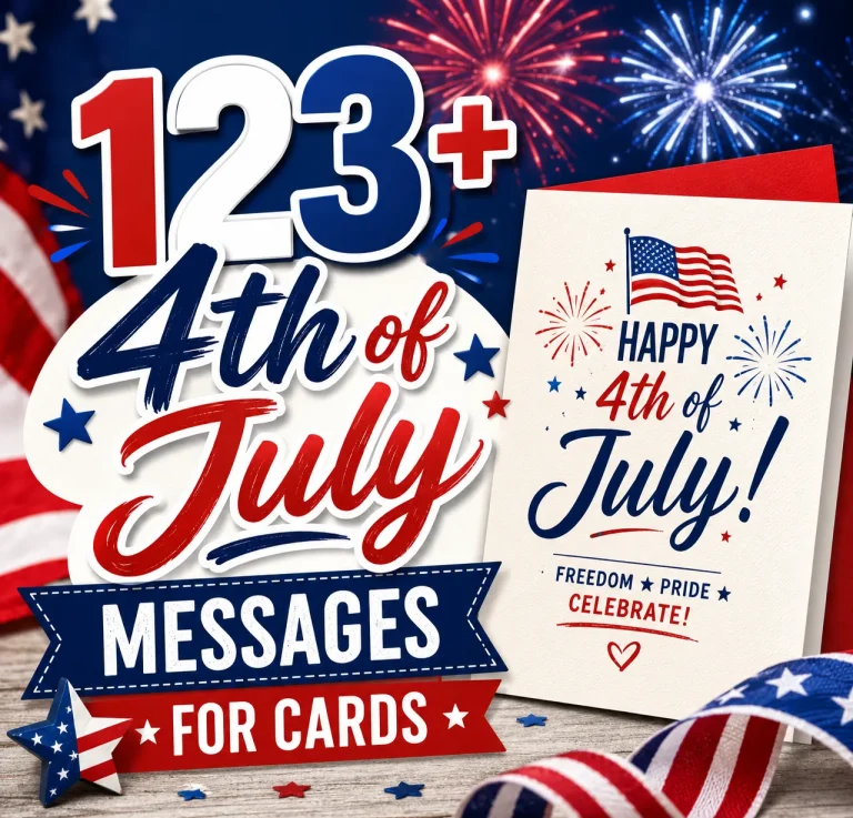 "Heartfelt 4th Of July Messages for Cards"