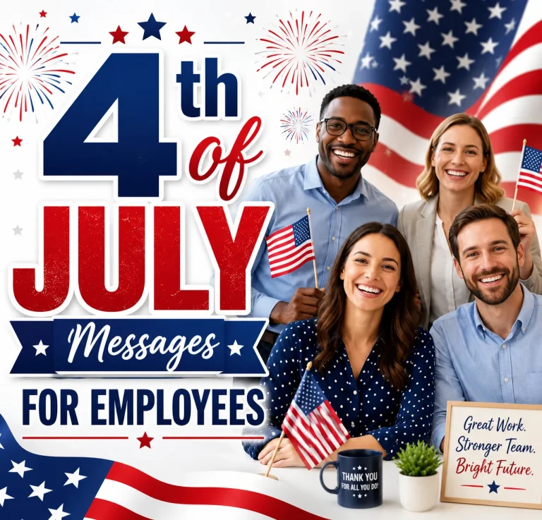 "Best 4th of July Messages For Employees"