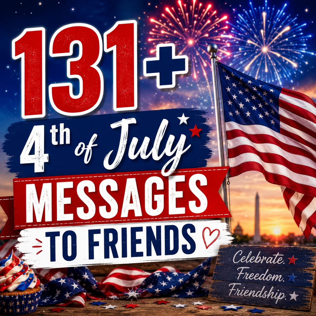 "Heartwarming 4th Of July Messages to Friends"