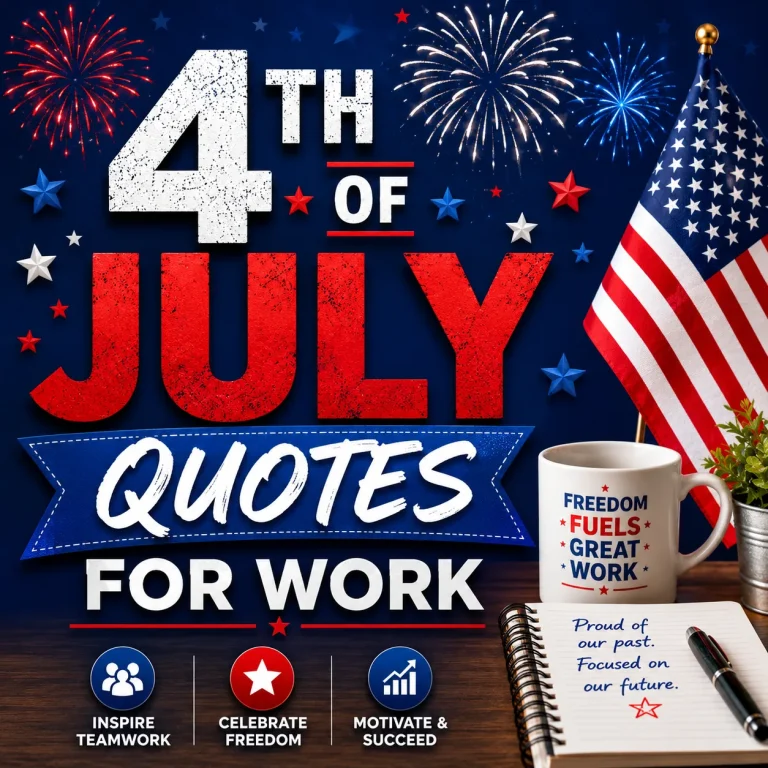 "Inspiring 4th of July Quotes for Work"