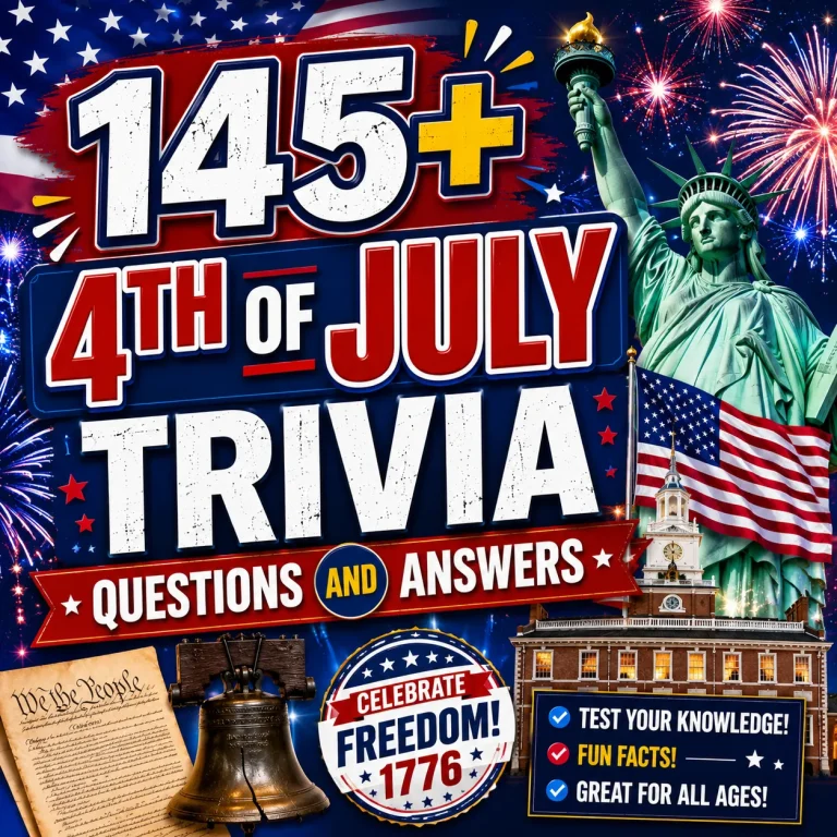 "4th of July Trivia Questions and Answers"