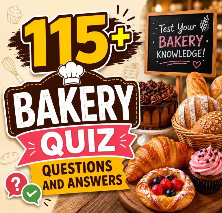 "Fun Bakery Quiz Questions and Answers"