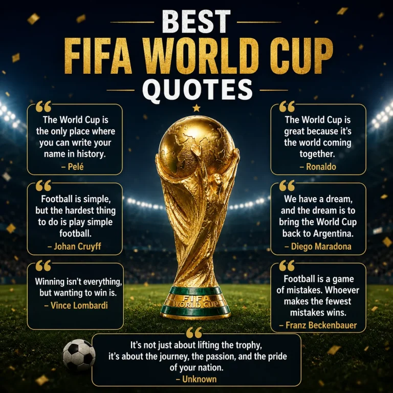 "Best FIFA World Cup Quotes"