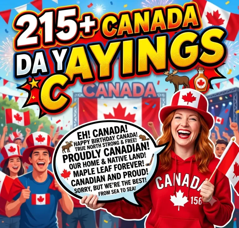 "Canada Day Sayings"