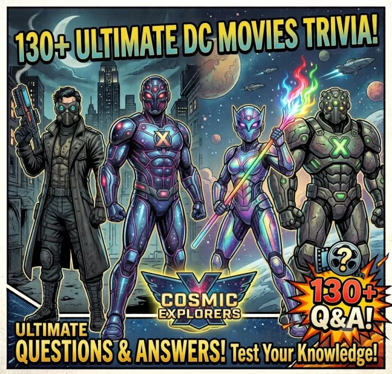 "DC Comics Movies Trivia Questions and Answers"