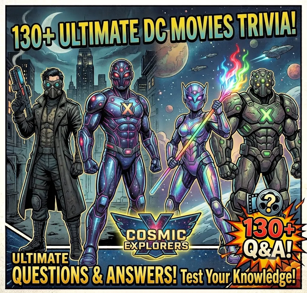 "DC Comics Movies Trivia Questions and Answers"