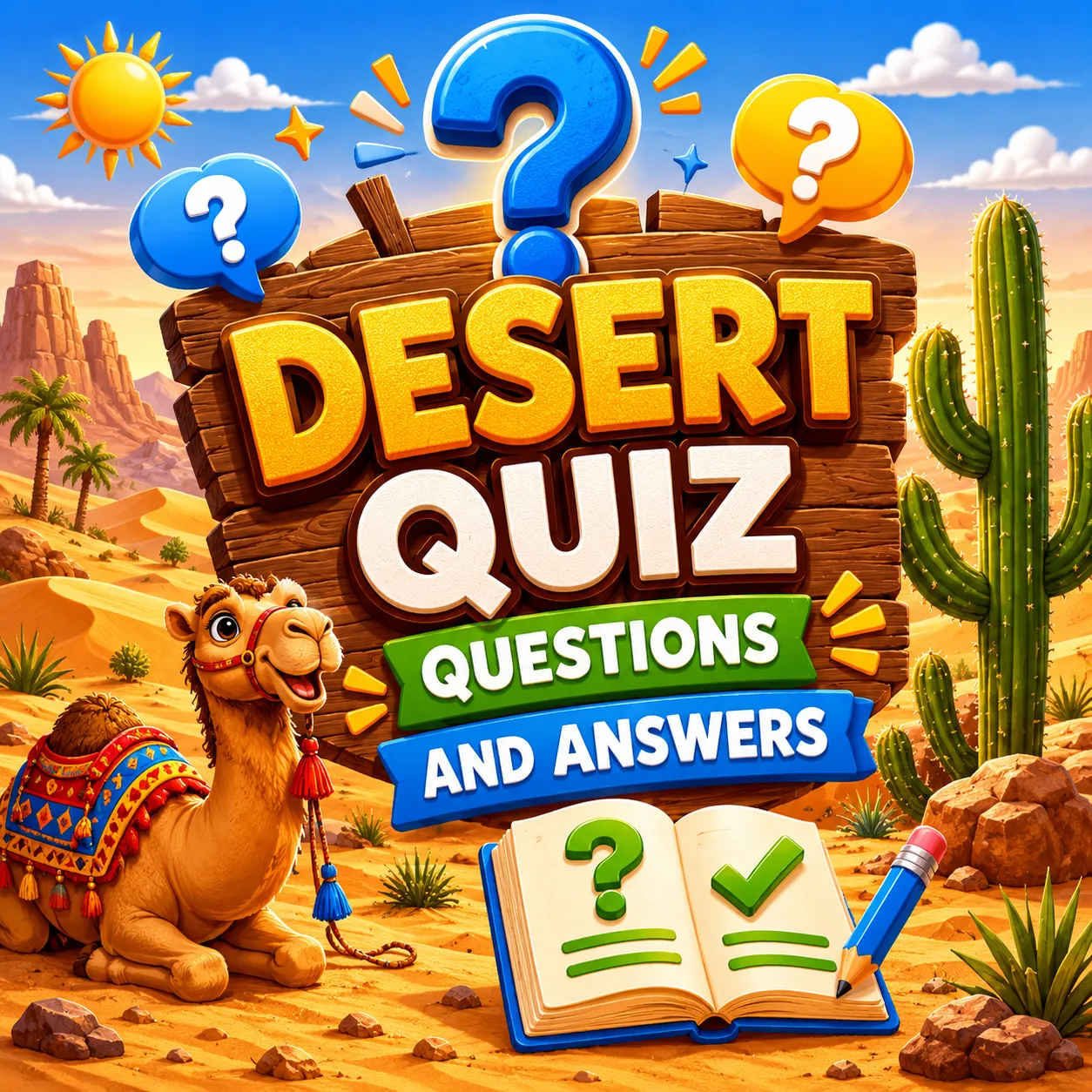 "Desert Quiz Questions and Answers"