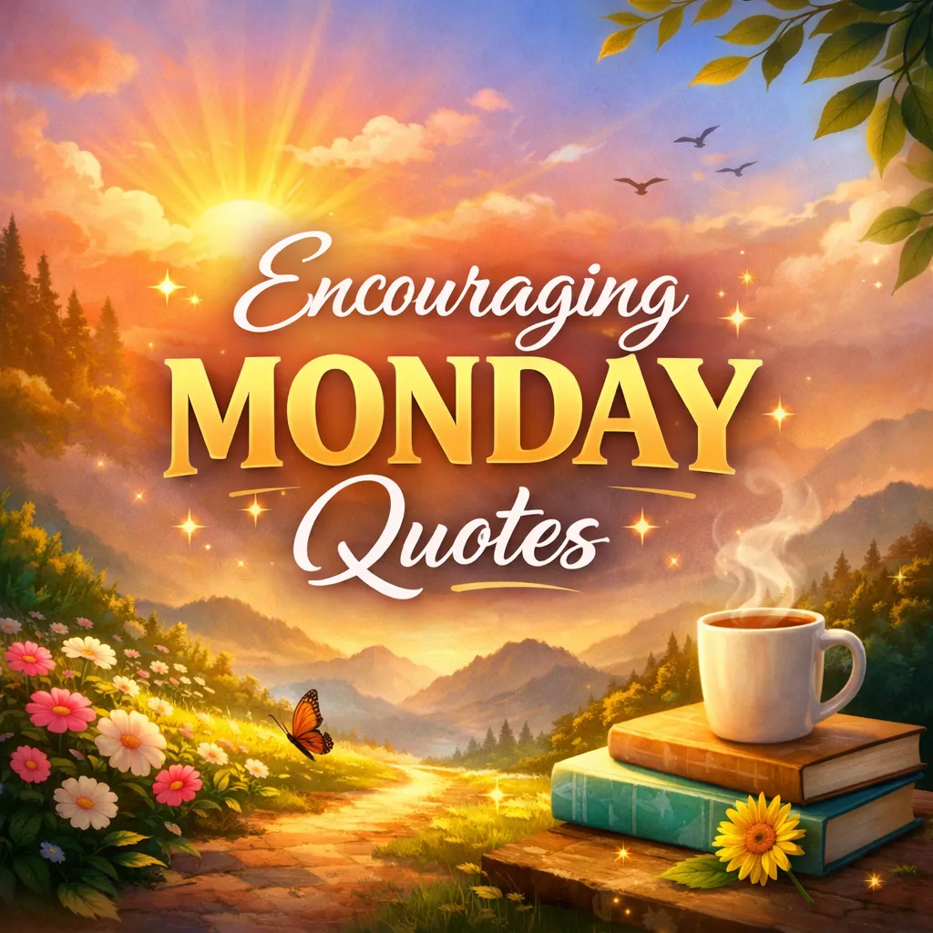 "Encouraging Monday Quotes"