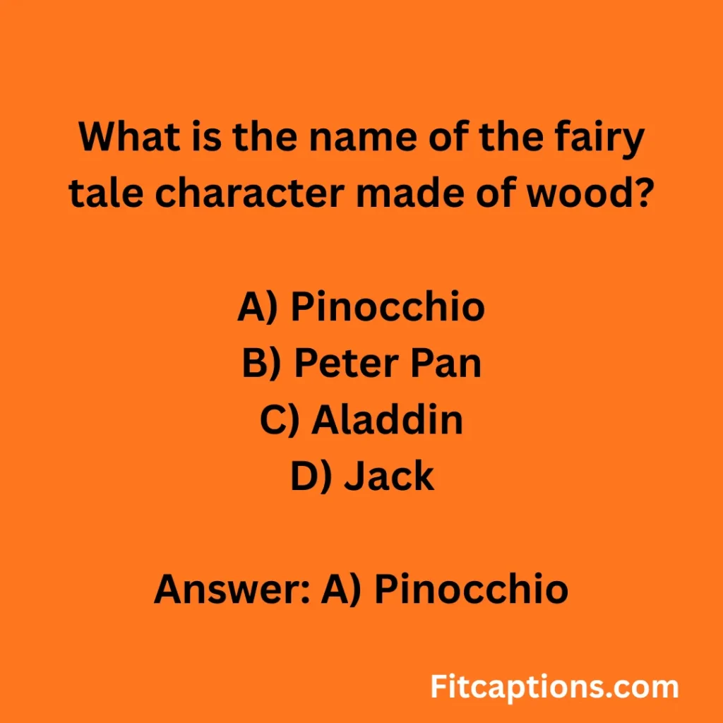 "Magical Fairy Tale Quiz Questions And Answers"