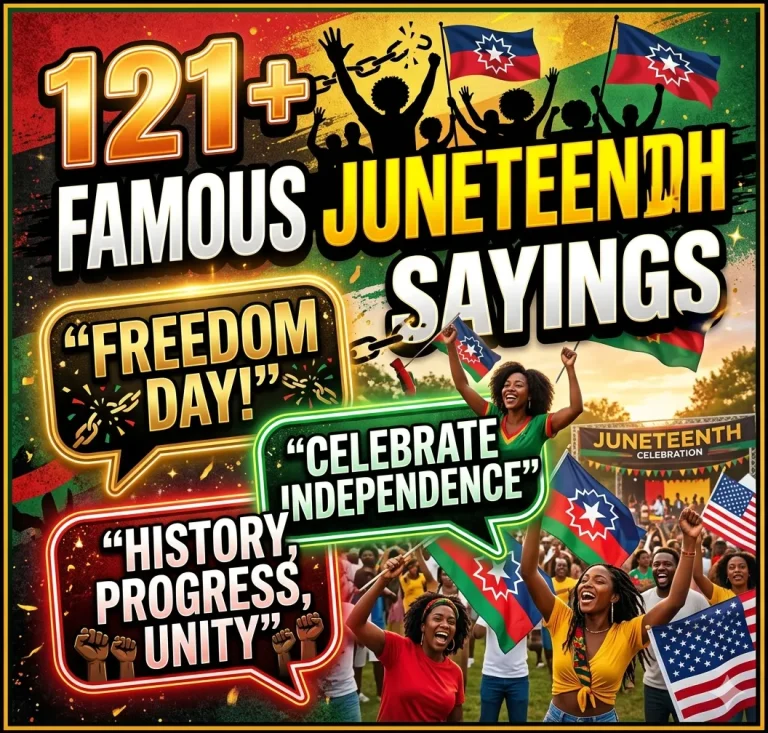 "Famous Juneteenth Sayings "