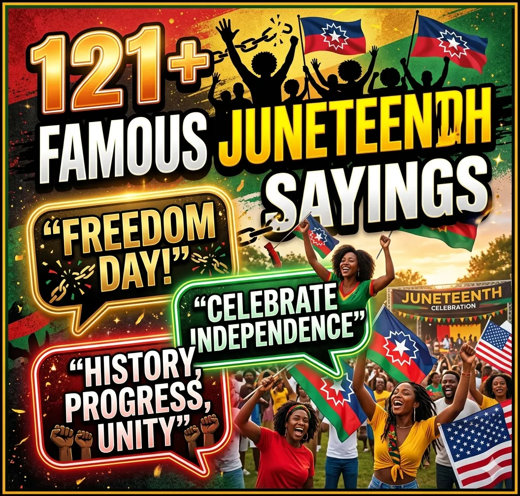 "Famous Juneteenth Sayings "