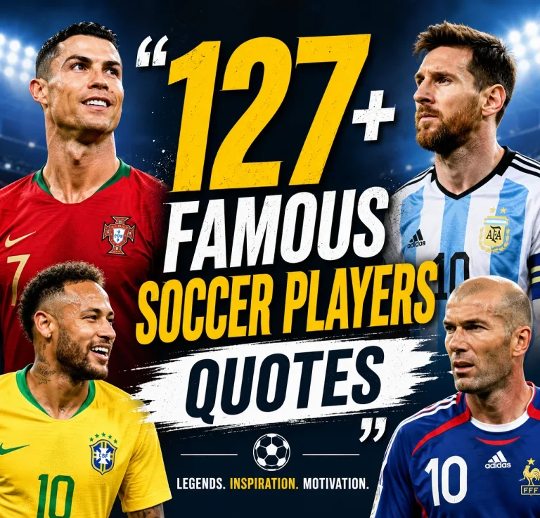 "Famous Soccer Players Quotes"
