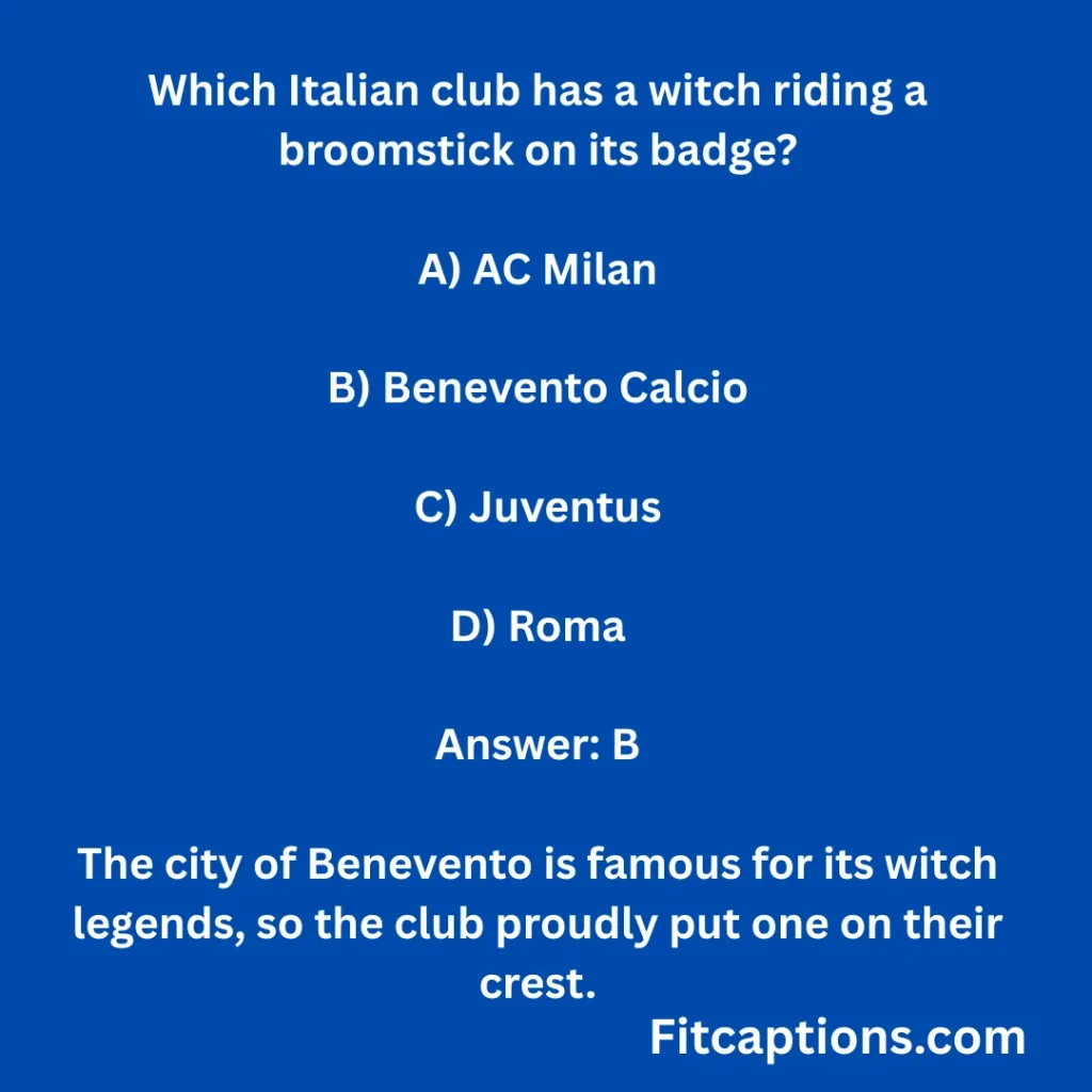 Football Badges Trivia Questions And Answers 1